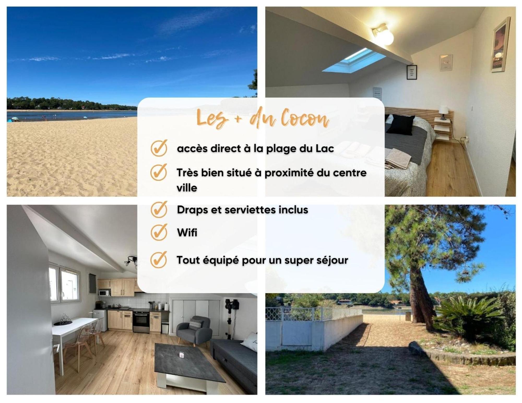 Un Cocon Climatise Au Bord Du Lac D'Hossegor Сорт-Осгор Екстериор снимка